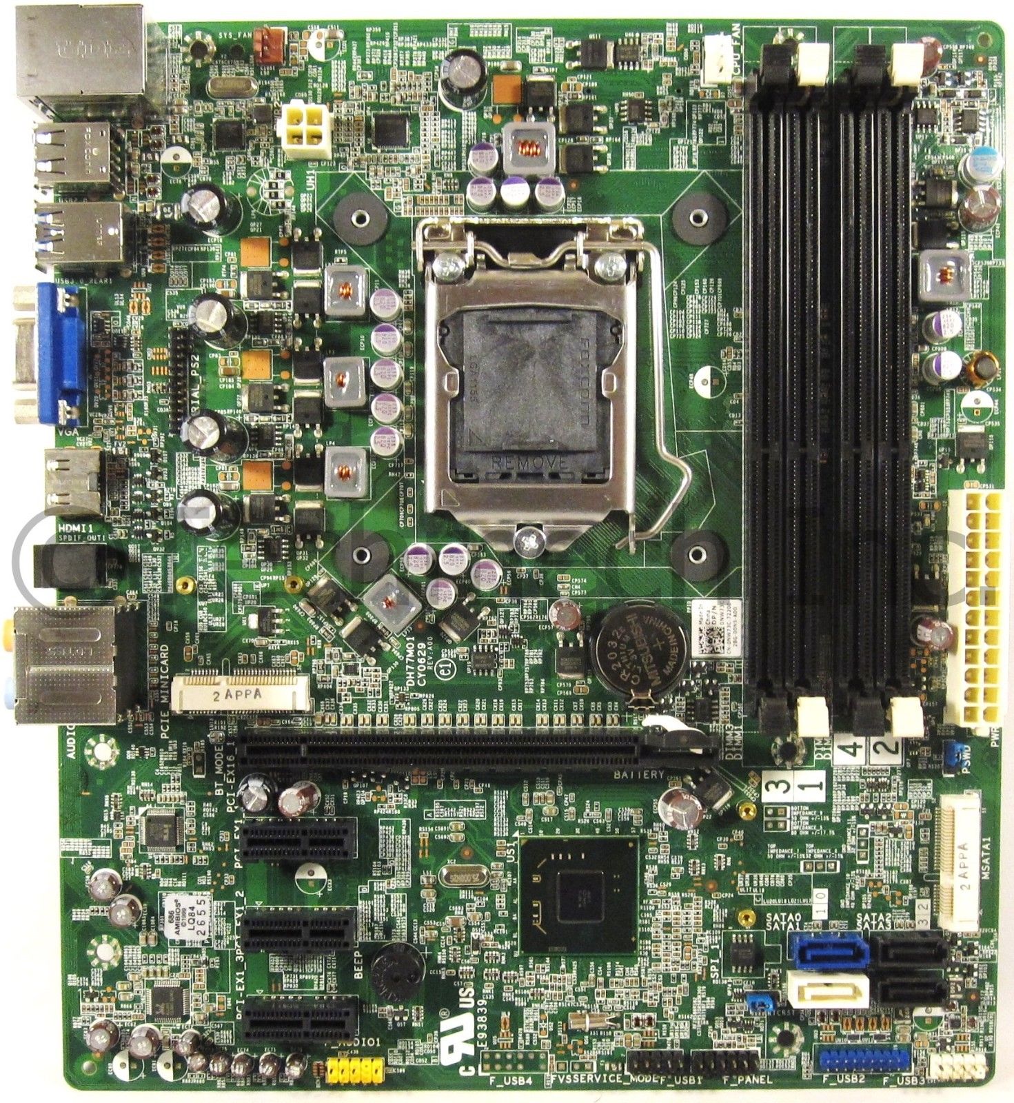 DELL Studio XPS 8500 Intel DH77M01 CY0629 Motherboard NW73C 0NW7