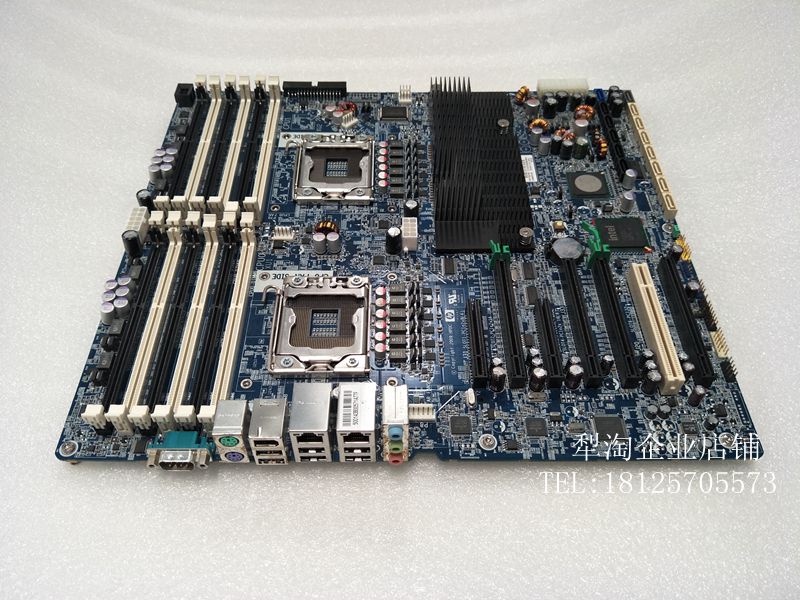 HP Z800 Motherboard Dual LGA 1366 Socket 12x DDR3 591182-001
