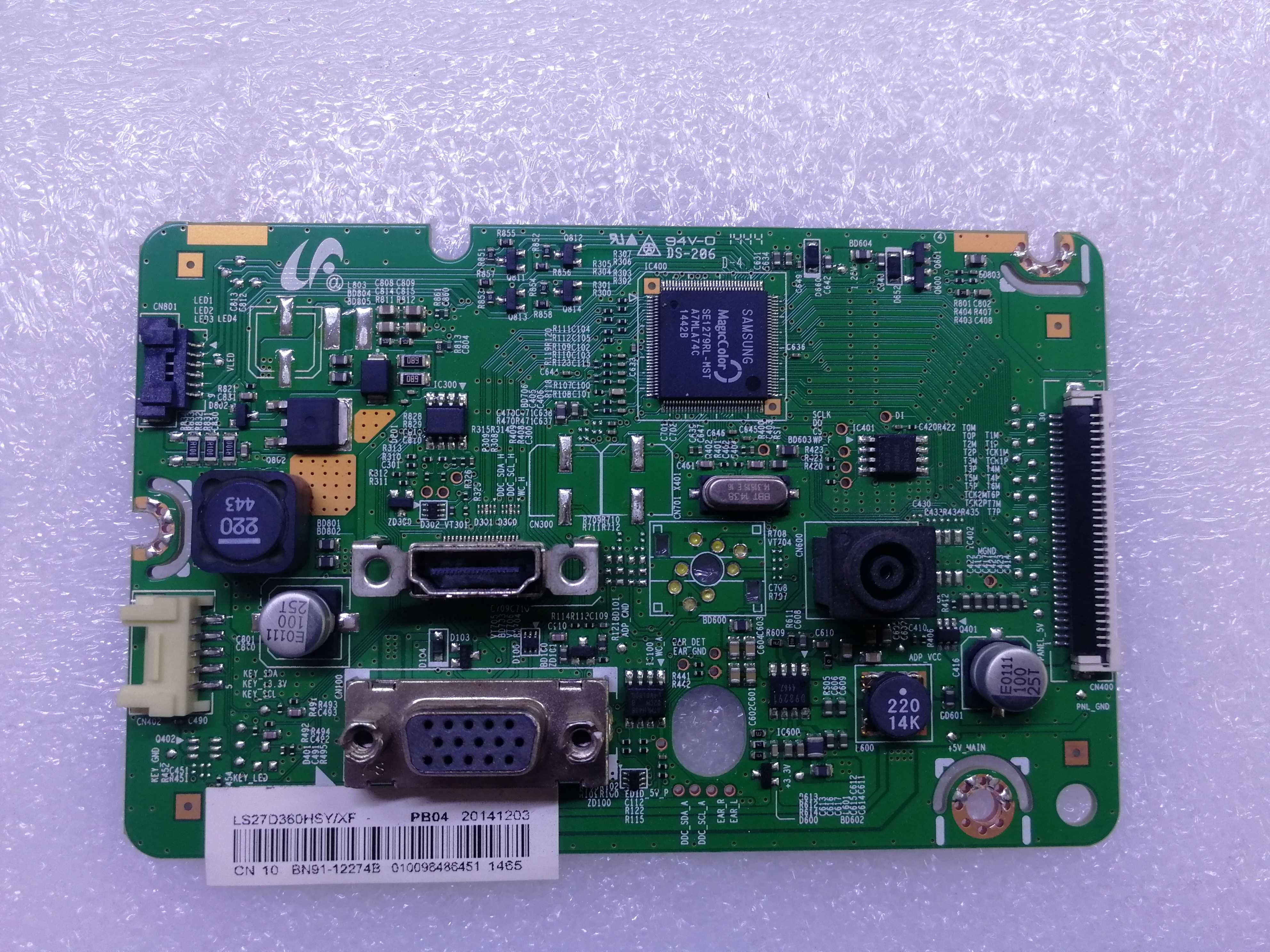 Tested 27" Samsung S27D390HL S27D390H BN41-02175A Driver Board