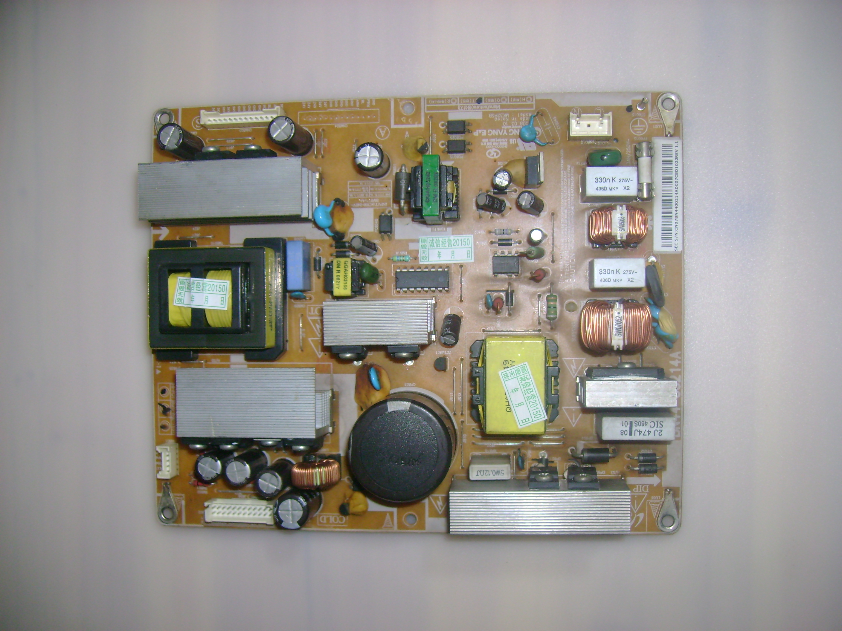 Power Supply Board BN44-00214A Samsung LA32A350C1 MK32P5B - Click Image to Close
