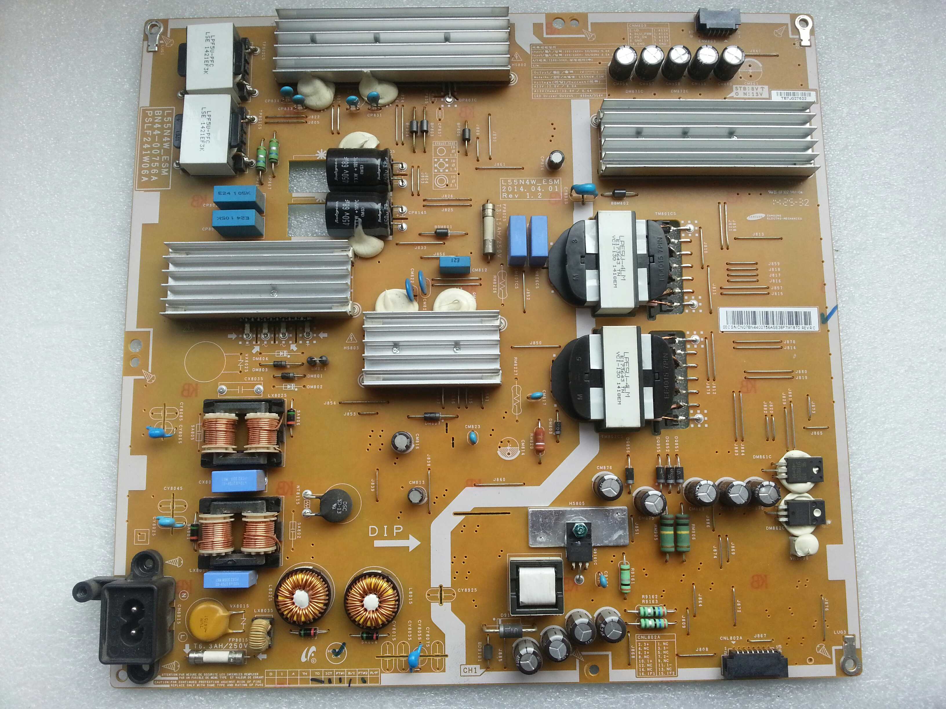 New Power Board BN44-00756A PSLF241W06A For Samsung UA48HU5900J