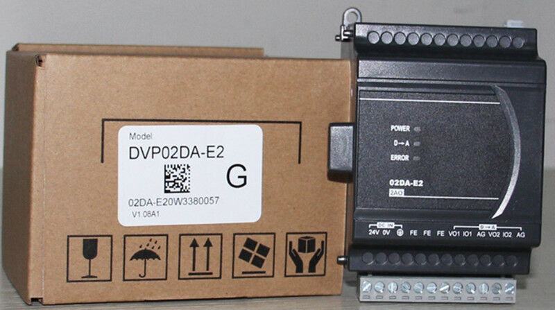 DVP02DA-E2 Delta ES2/EX2 Series Analog I/O Module AO 2 new in box