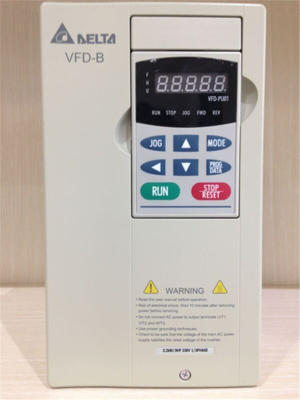 VFD022B21A DELTA VFD-B Inverter Frequency converter 2.2kw 3HP 1 PHASE 220V 400HZ