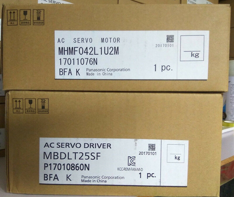 MHMF042L1U2M+MBDLT25SF AC Servo motor drive kits 60mm 400w 3000rpm 1.27Nm