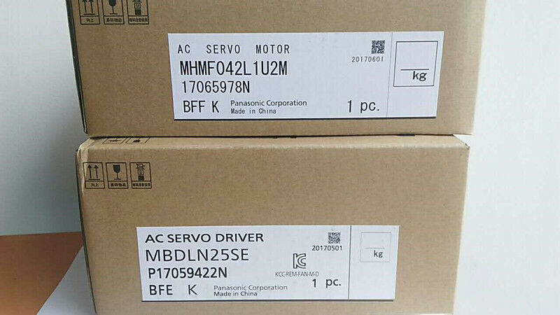 MHMF042L1U2M+MBDLN25SE AC Servo motor drive kits 60mm 400w 3000rpm 1.27Nm
