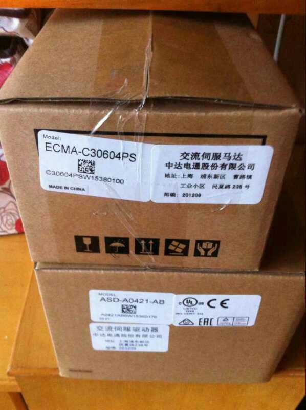 ECMA-C30604PS+ASD-A0421-AB DELTA 400w 3000rpm 1.27N.m AC servo motor driver kits