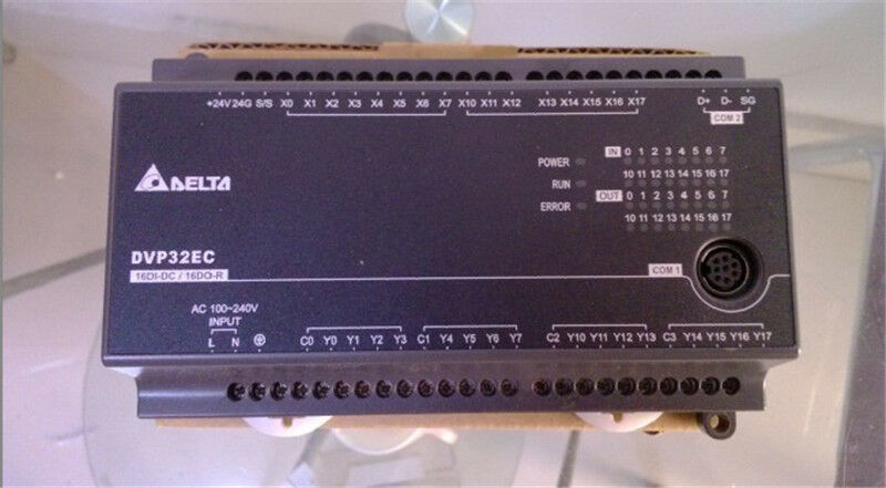DVP32EC00R3 Delta EC3 Series Standard PLC DI 16 DO 16 Relay 100-240VAC new