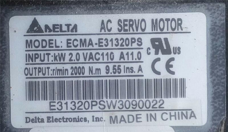 ECMA-E31320PS+ASD-A2023-AB DELTA 2kw 2000rpm 9.55N.m AC servo motor driver kits
