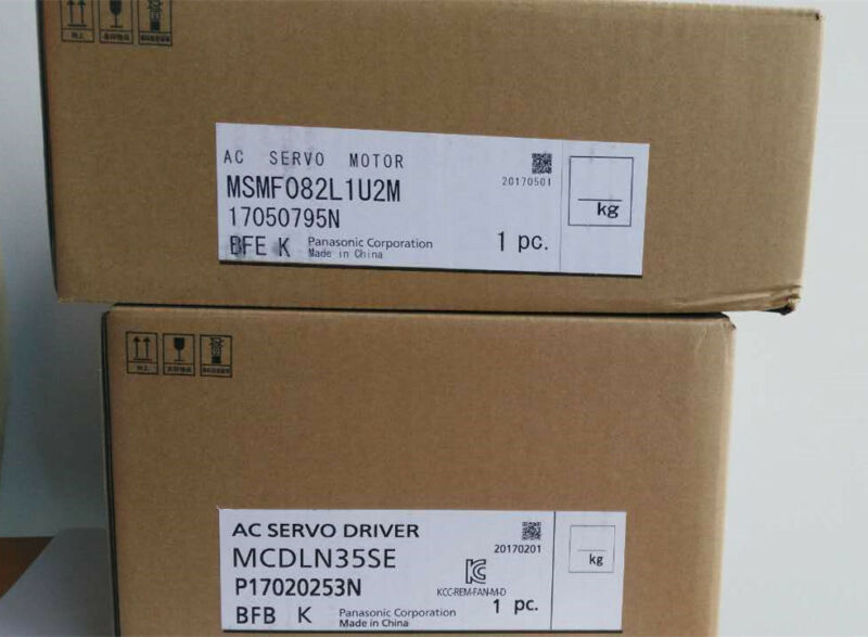 MSMF082L1U2M+MCDLN35SE AC Servo motor drive kits 80mm 750w 3000rpm 2.4Nm