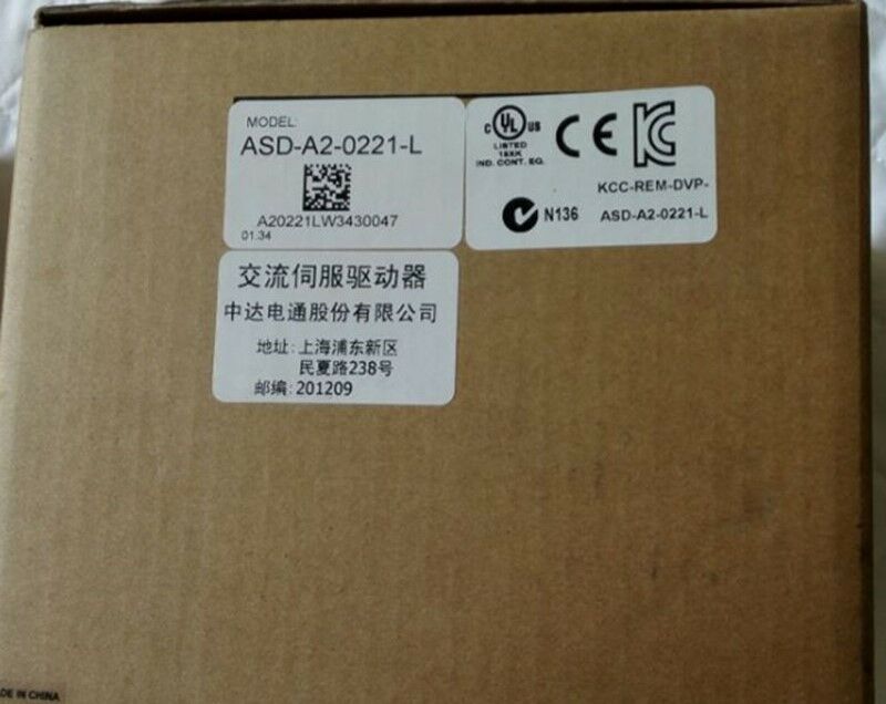 ECMA-C10602SS+ASD-A2-0221-L DELTA AC servo motor driver kit 0.2kw 3000rpm 0.64Nm