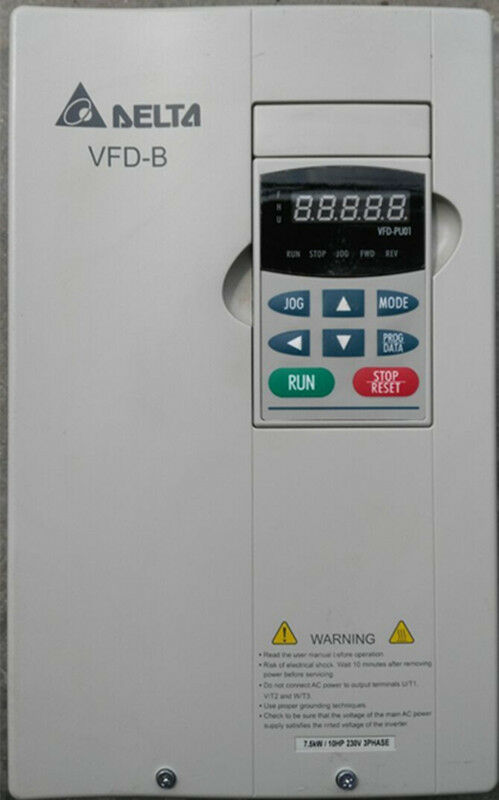 VFD075B23A DELTA VFD Inverter Frequency converter 7.5kw 10HP 3 PHASE 220V 400HZ