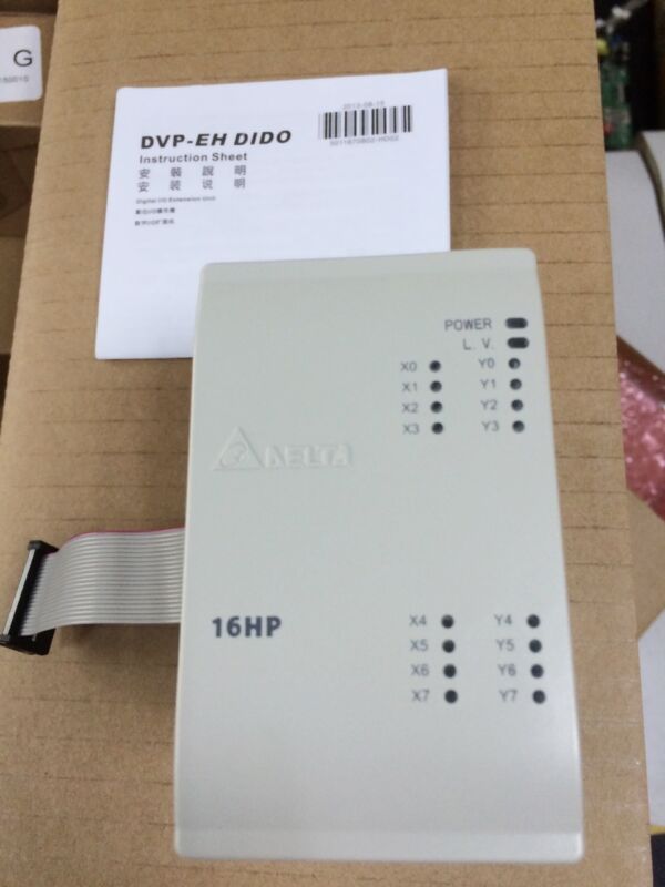 DVP16HP11T Delta EH3 Series PLC Digital Module DI 8 DO 8 Transistor new