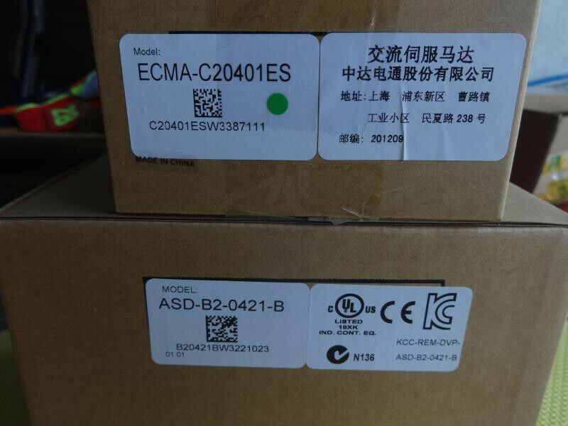 ECMA-C20401ES+ASD-B2-0121-B DELTA 100w 3000rpm 0.32N.m AC servo motor driver kit