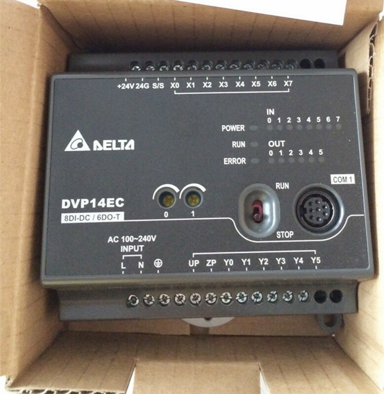 DVP14EC00T3 Delta EC3 Series Standard PLC DI 8 DO 6 Transistor 100-240VAC new