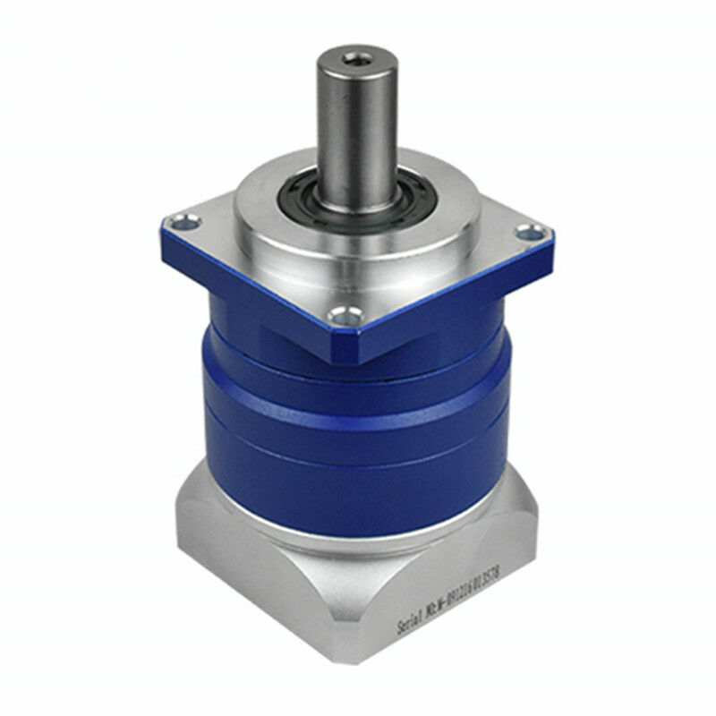 Helical planetary gearbox 15:1 to 100:1 for NEMA23 stepper motor shaft 6.35mm