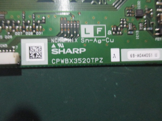 T-con Board CPWBX3520TPZA for Sharp Lc-46d62u TC 339