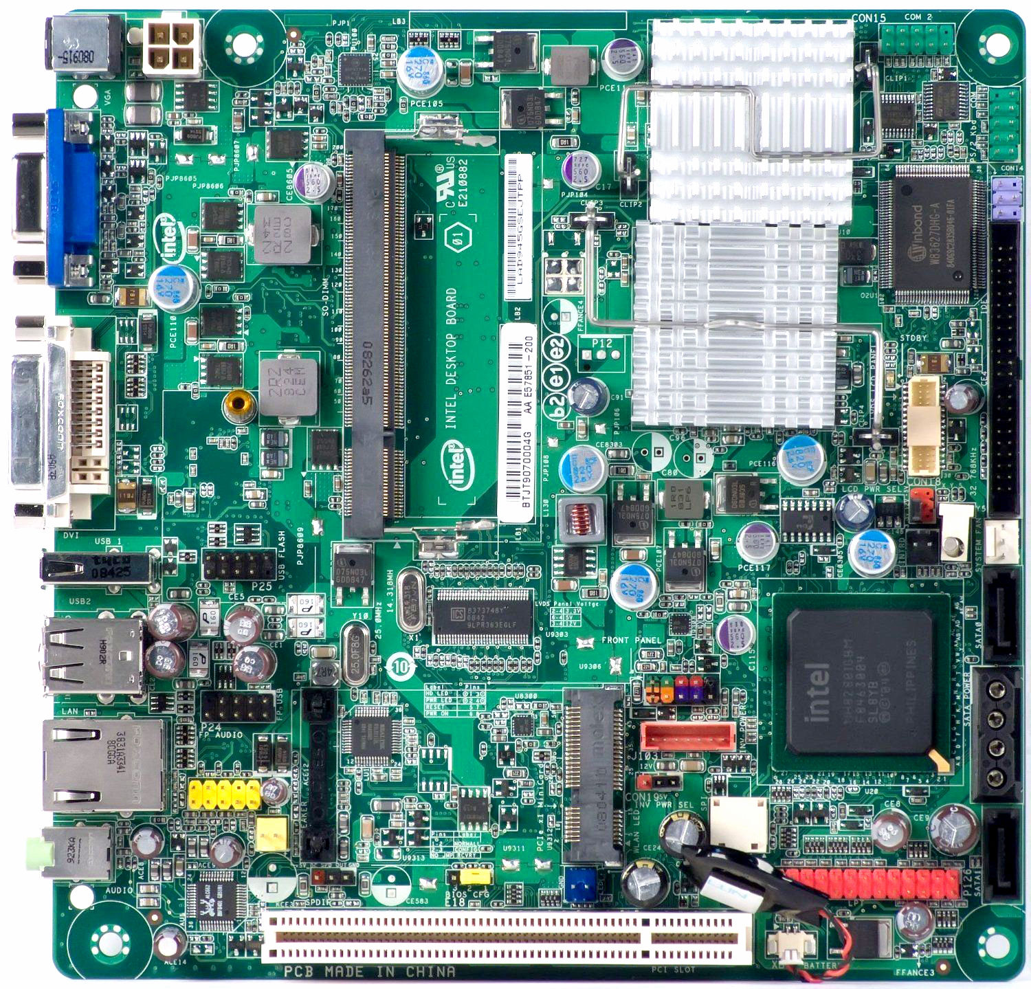 New Intel desktop board D945GSEJT atom N270 fanless low pow
