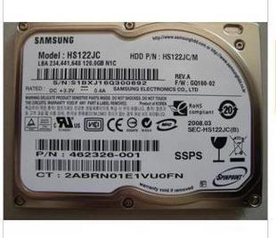 SAMSUNG 1.8' 120GB ZIF PATA HS122JC 5400RPM 8MB HDD - Click Image to Close