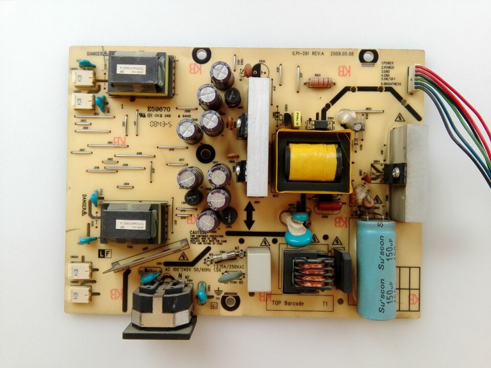 LG Power Supply Board ILPI-091 For W2234S 22" LCD Monitor