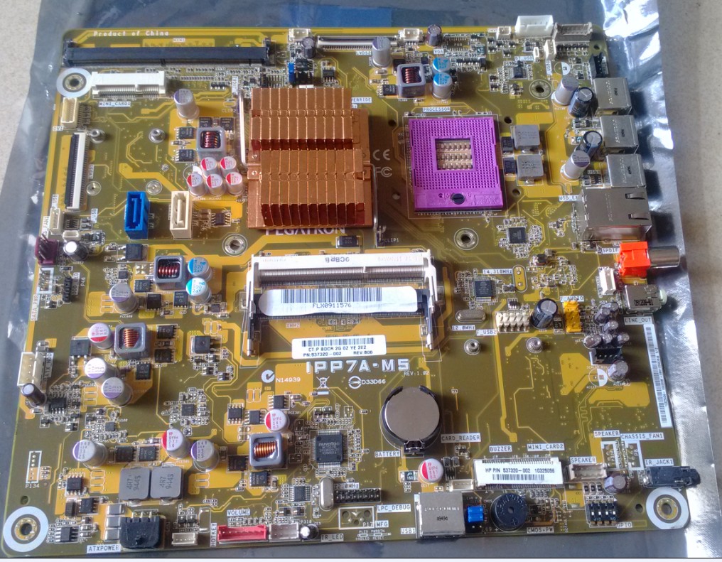 537320-001 For HP Touchsmart 600 Motherboard IPP7A-M5 REV:1.02 - Click Image to Close