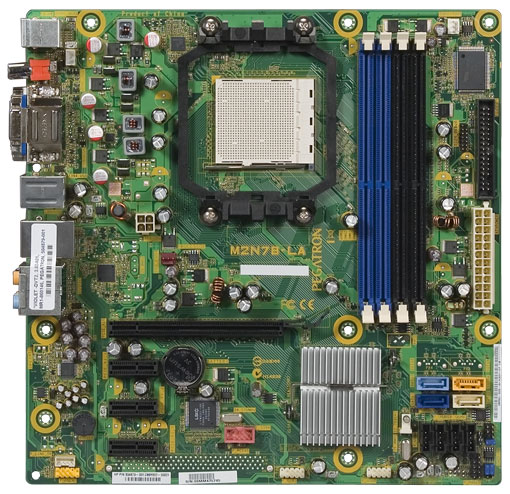 M2N78-LA REV 3.02 DDR2 GF8200 motherboard 504879-001