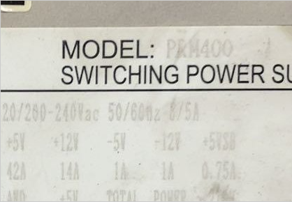 used Advantech industrial computer power supply PRT PRM400 400W