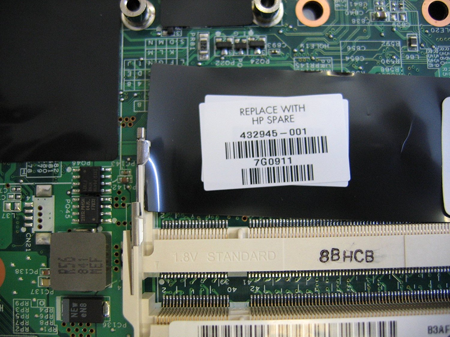 HP DV9000 AMD motherboard Nvidia video memory 256MB 432945-001 - Click Image to Close