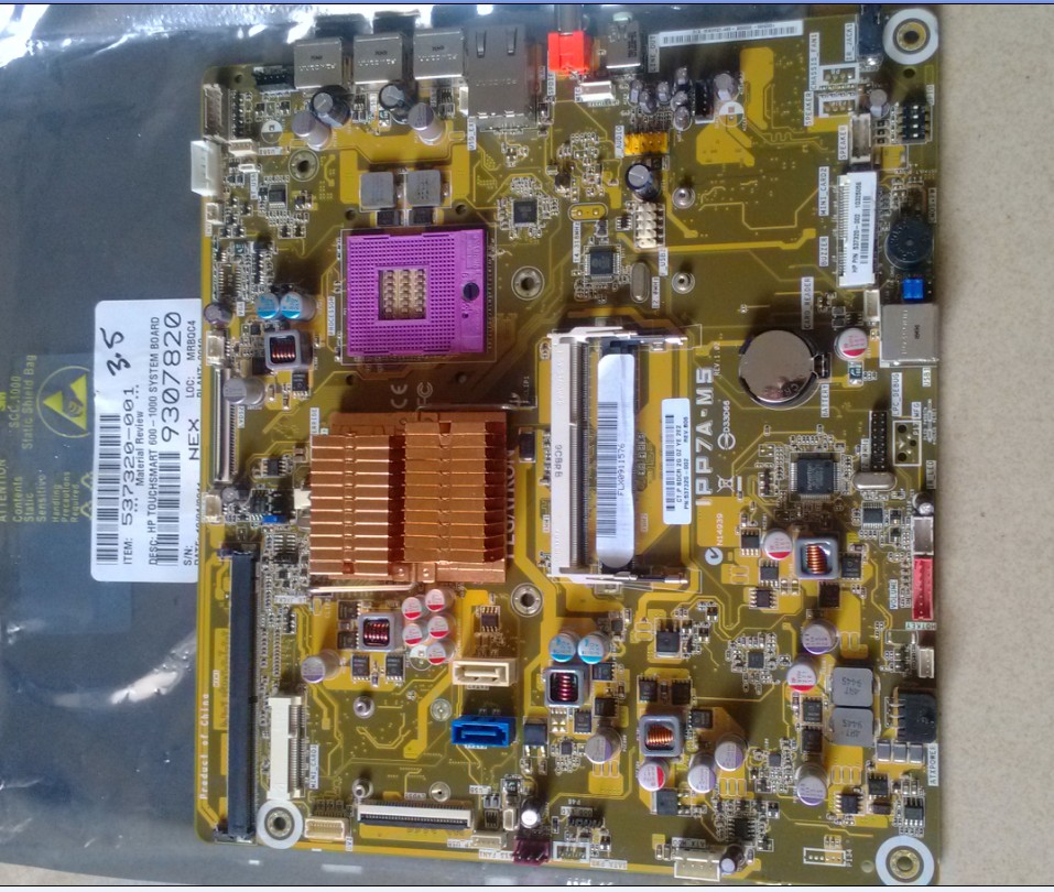 537320-001 For HP Touchsmart 600 Motherboard IPP7A-M5 REV:1.02 - Click Image to Close