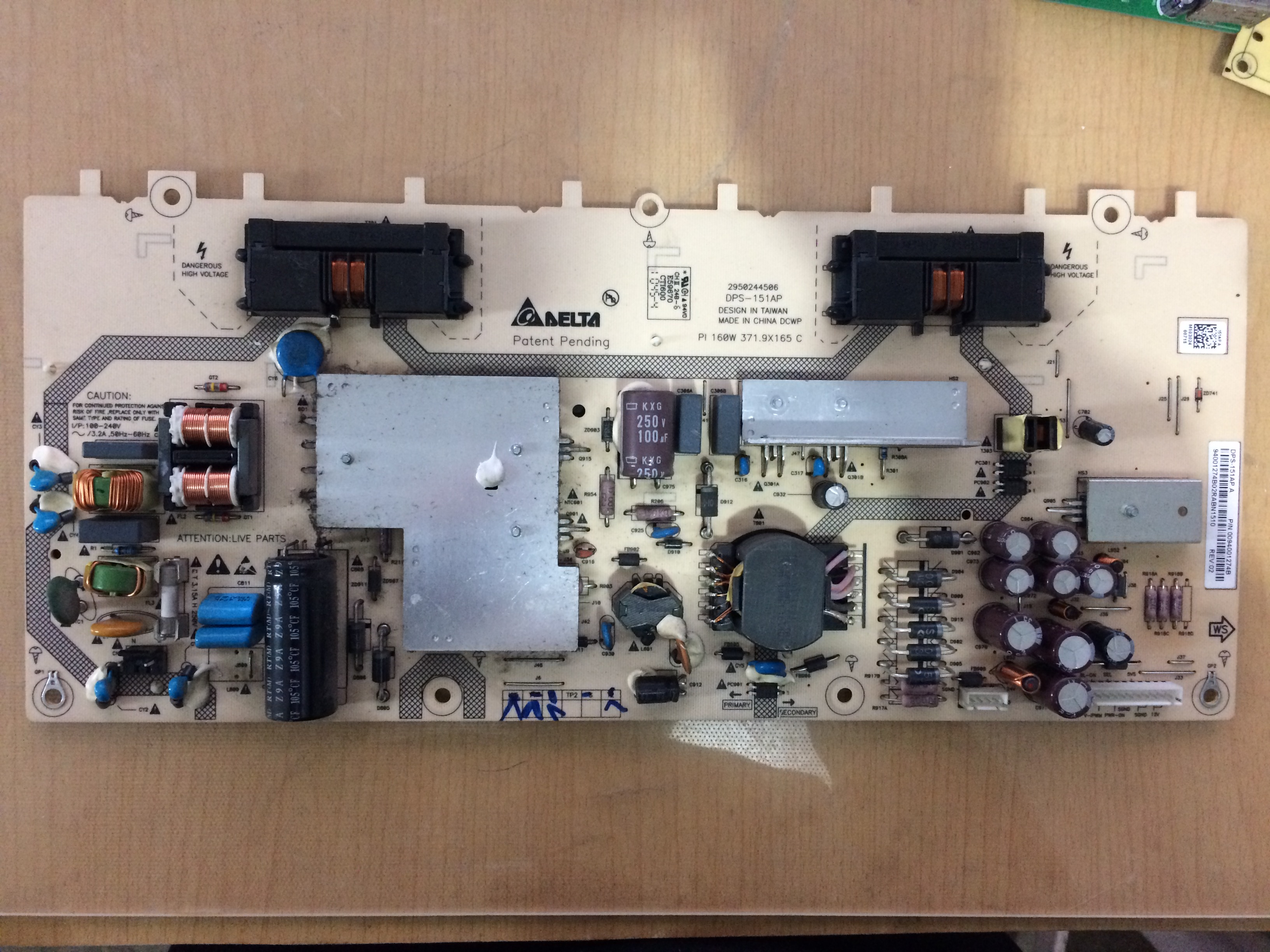 Haier LCD LK32K1 L32R3 power board Delta DPS-186CP-1 DPS-151AP