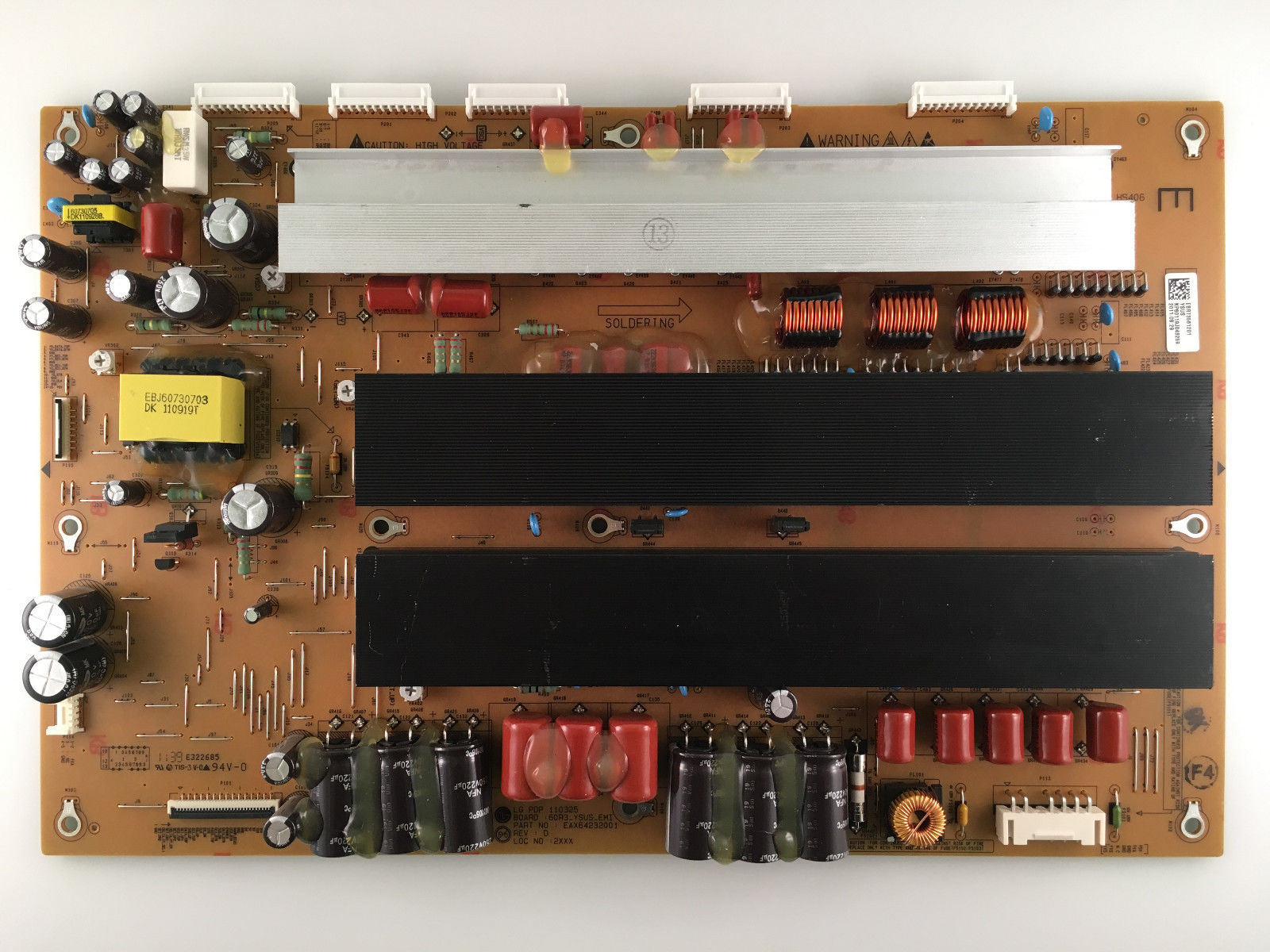 LG 60PZ550 EBR73561201 (EAX64232001) YSUS Board - Click Image to Close