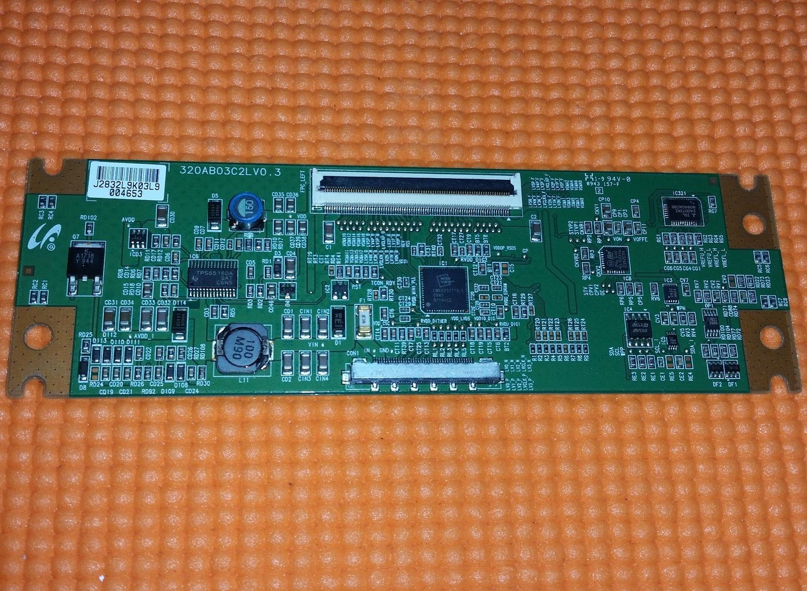 Sony Kdl-32l5000 T-con Board 320ab03c2lv0.3 M2832k9i00u7 for sale online 